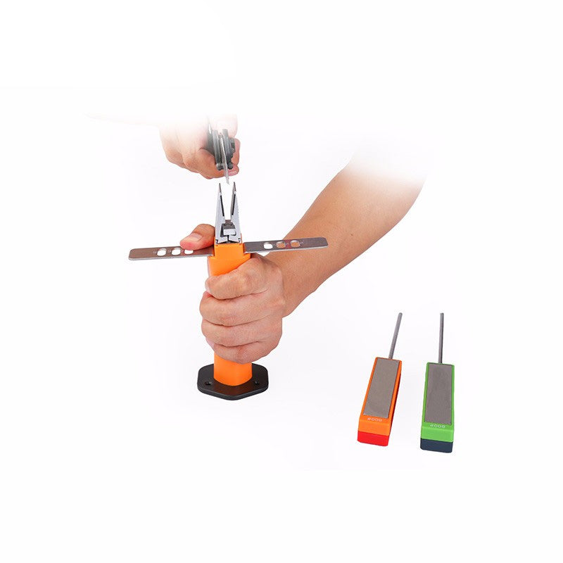 Knivslibesæt 4 dele - diamantfile med taske