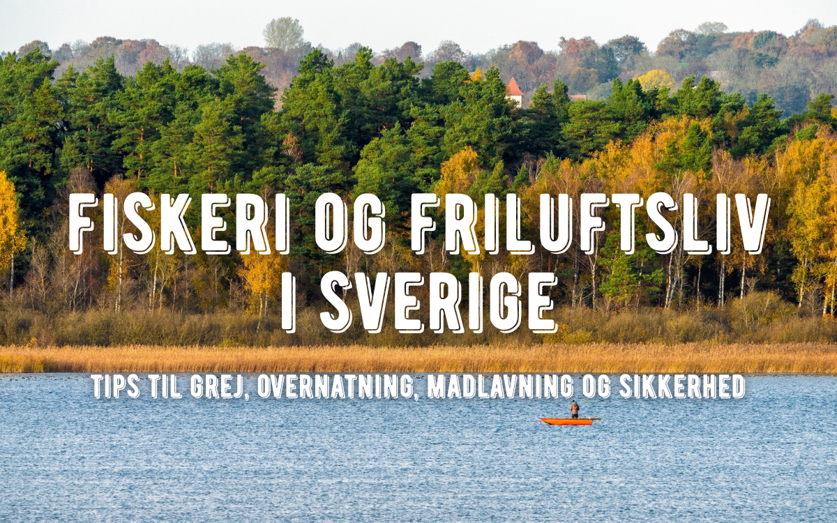 lystfiskeri og friluftsliv i sverige - guide