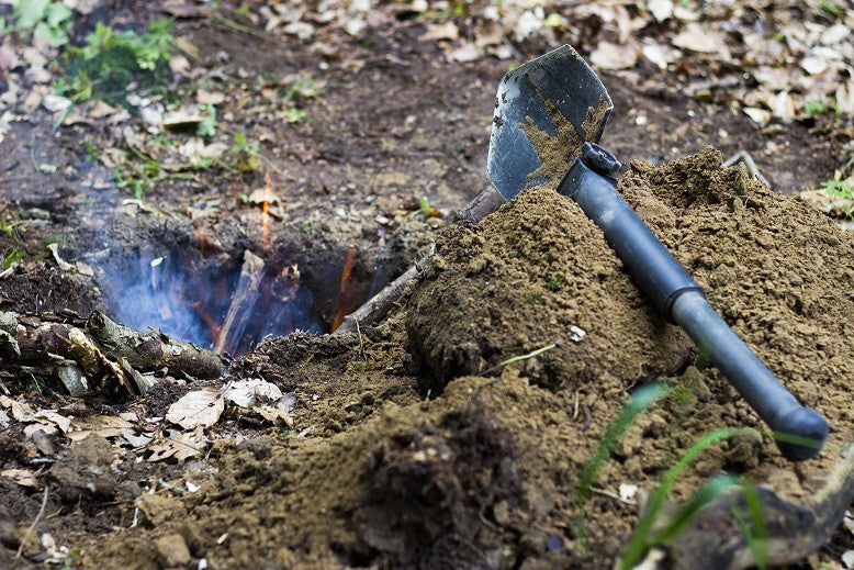 Glock Entrenching Tool (feltspade) test