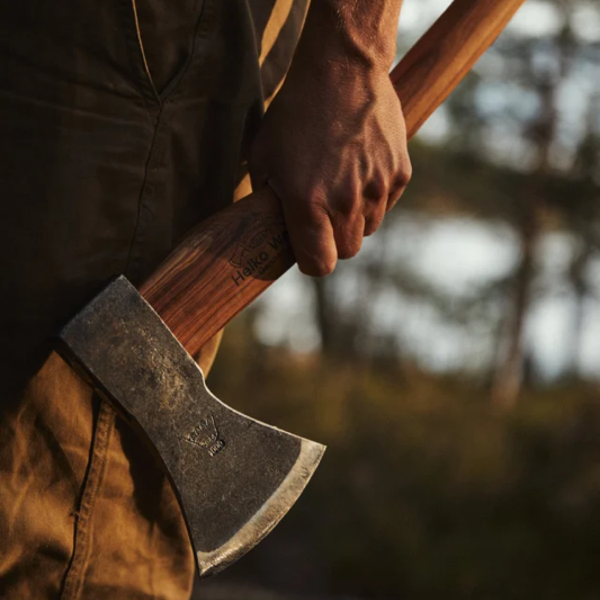Traditional Black Forest Woodworker Økse 1000g - Helko Werk