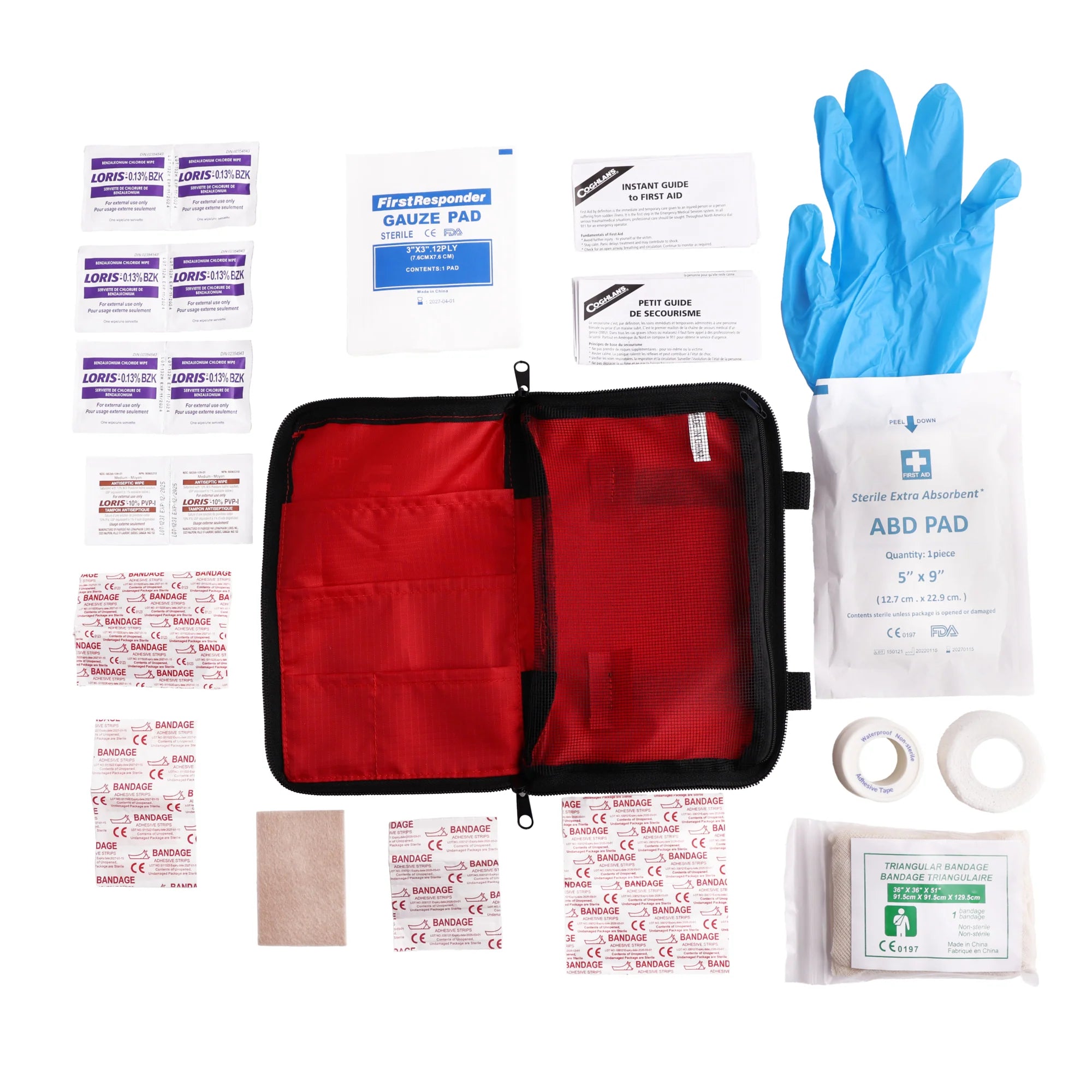 Coghlans Trek ll First Aid Kit førstehjælpstaske indhold