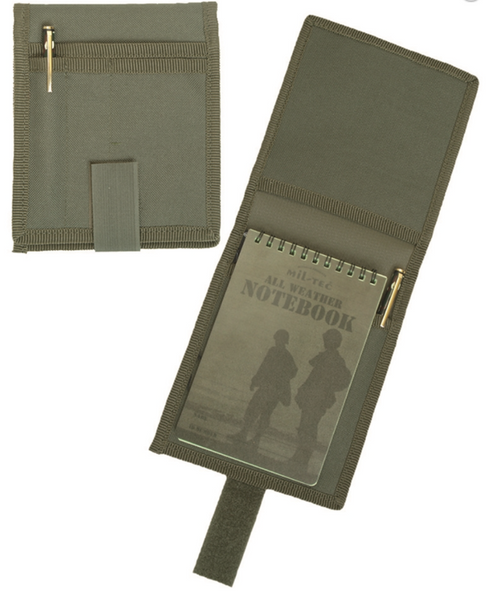 Mil-Tec Cover til notesbog grøn