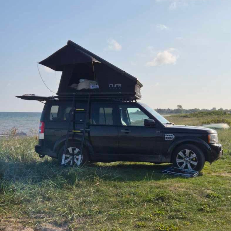 Cuma Gear high tail tagtelt på Land rover discovery 