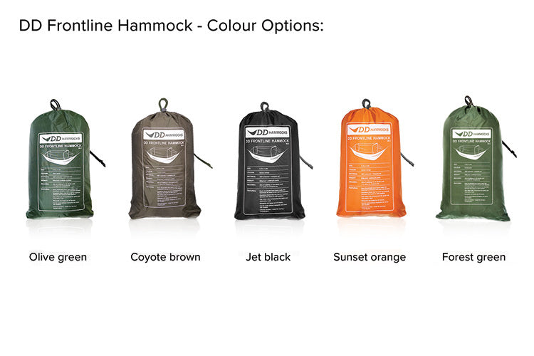 DD Hammocks Frontline Hængekøje farver colour options