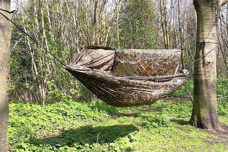 DD Hammocks Nest Hammock - Hængekøje med camouflage og dobbelt bund