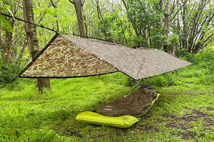 poncho als tarp DD Hammocks Poncho Tarp