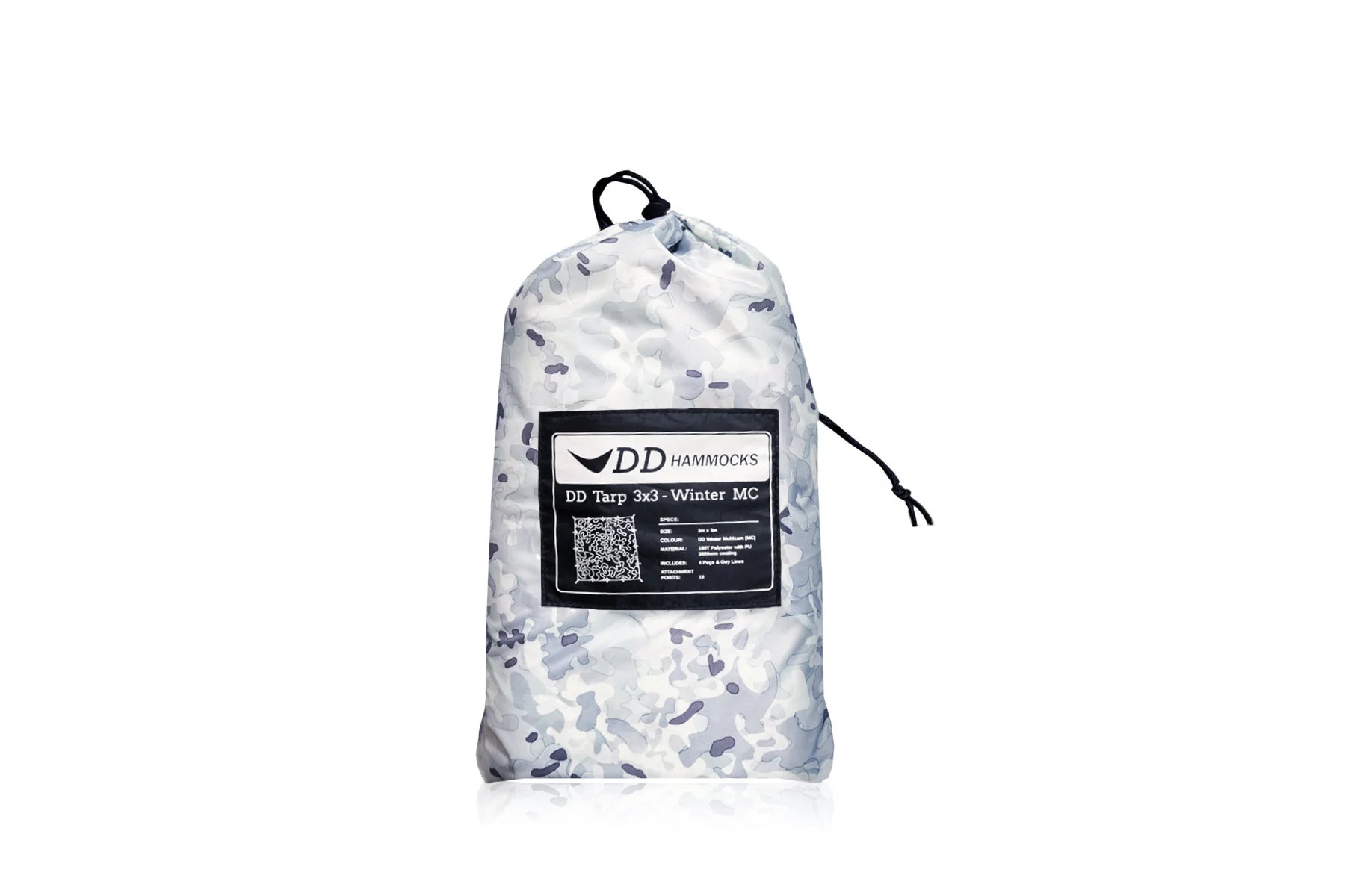 Tarp 3 x 3 meter - Winter MultiCam - DD Hammocks