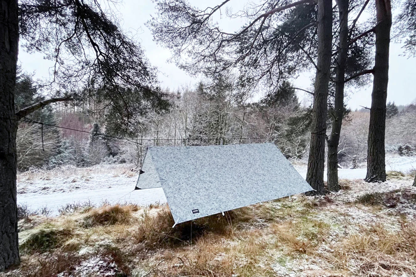 Tarp 3 x 3 meter - Winter MultiCam - DD Hammocks