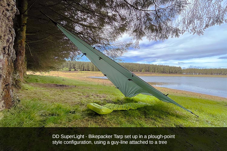 DD Hammocks SuperLight Bikepacker tarp. Tarp til cykel