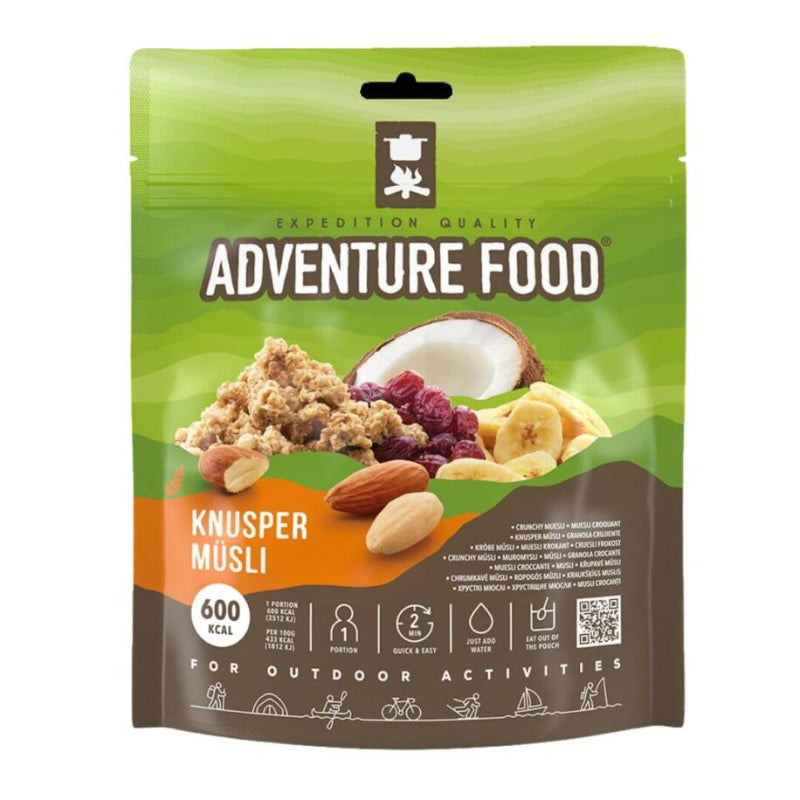 frysetørret mad crunchy musli adventure food