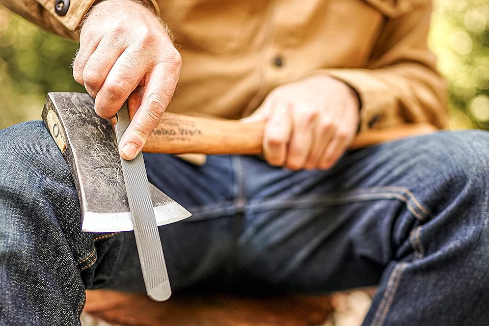 Helko Werk Dobbeltsidet fil til økser – Compact
