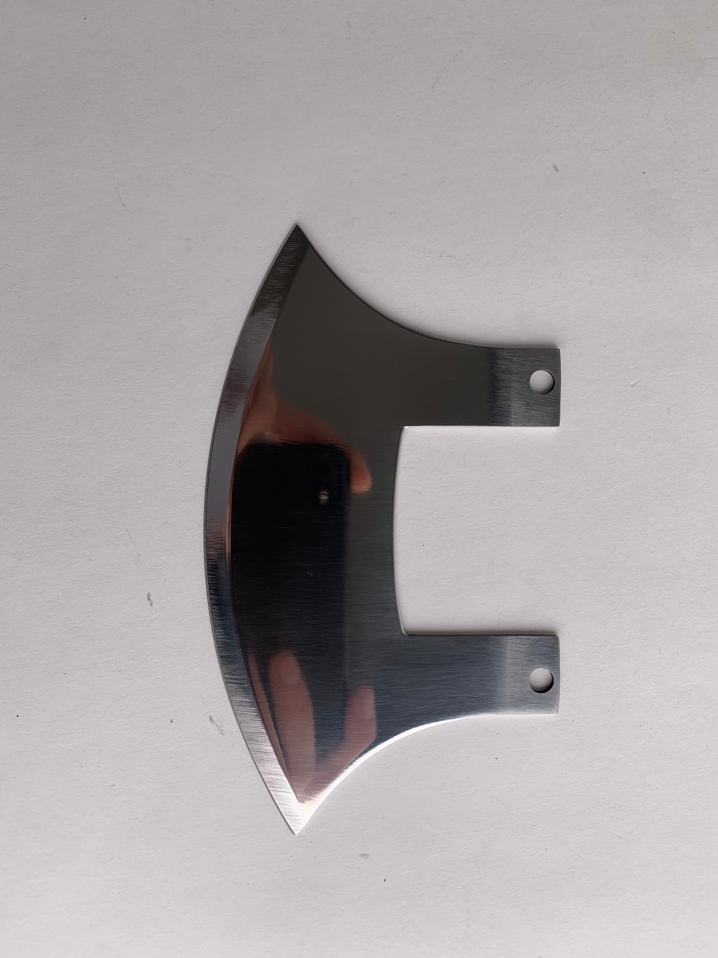 ulu knivklinge fra Brisa til bearbejdning af skind