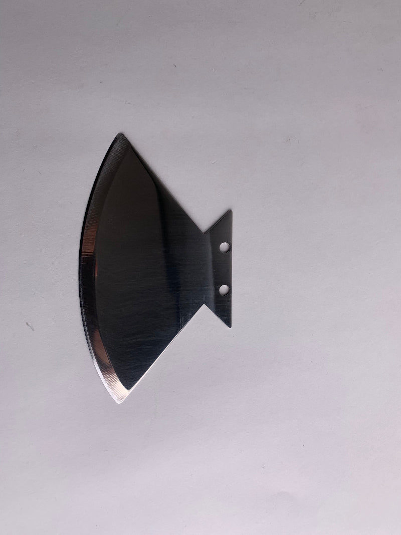 ulu apron knivklinge til bearbejdning af skind - lav din egen kniv