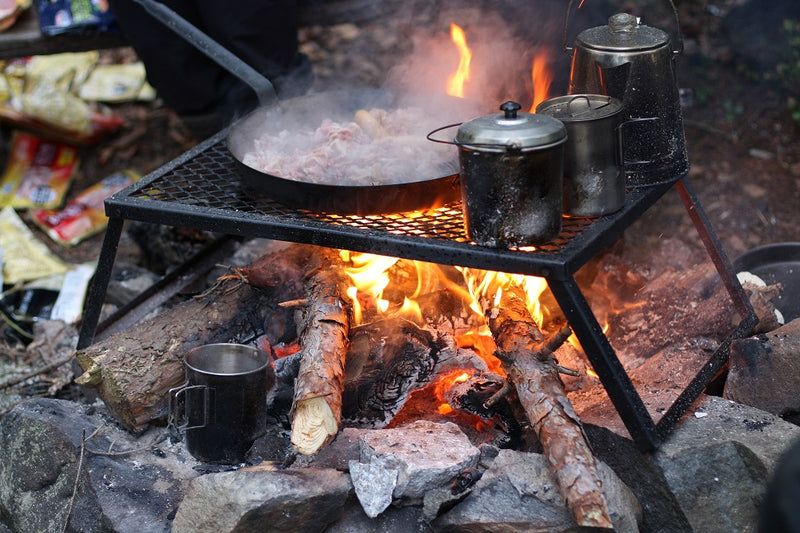 Foldbar bålgrill - Heavy Duty