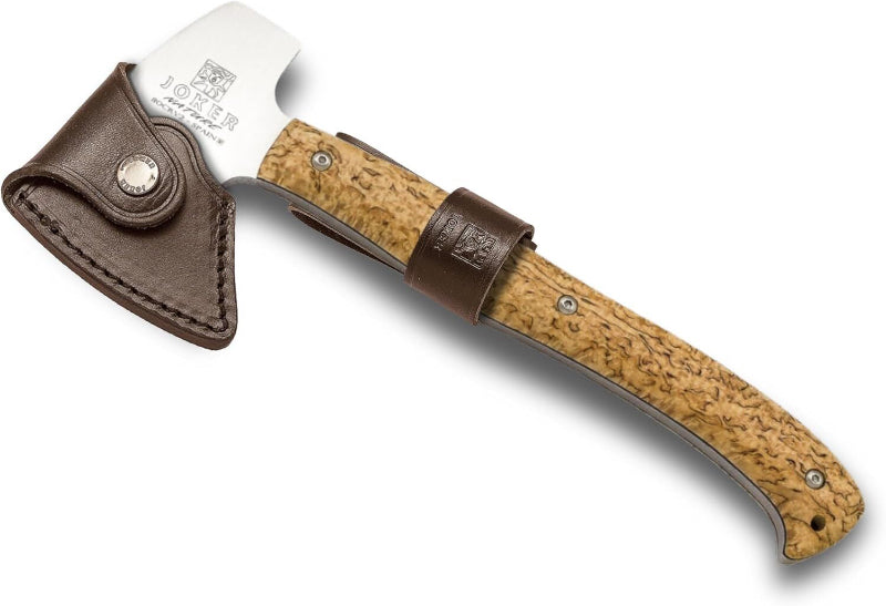 Nature hatchet håndøkse med curly birch håndtag