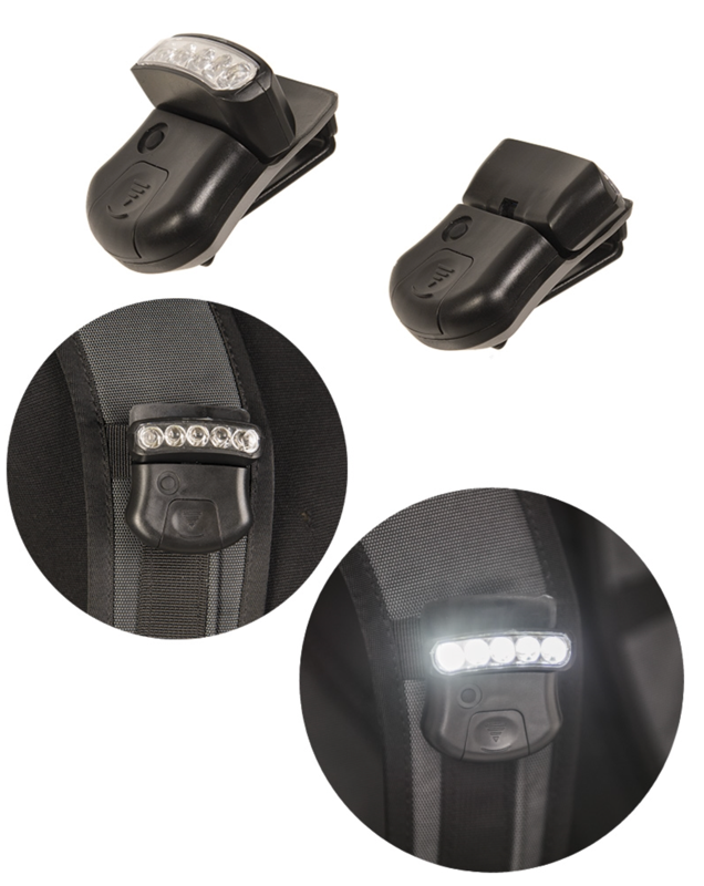 Lommelygte med Clips - LED Clip Light - Mil-tec