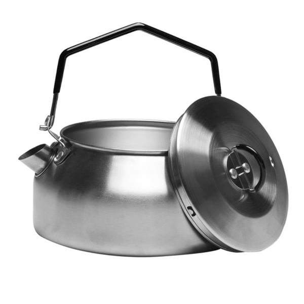 Mil-Tec bålkedel 1 liter rustfri stål