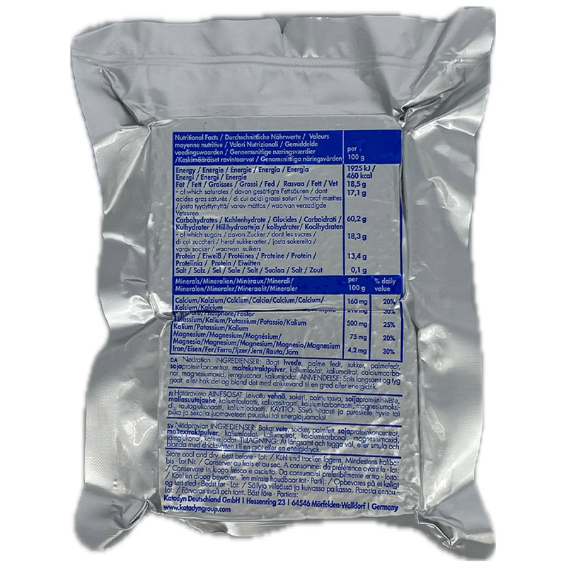 Nødration - NRG-5 Emergency Food Ration - 125 gram. 20 års holdbarhed.
