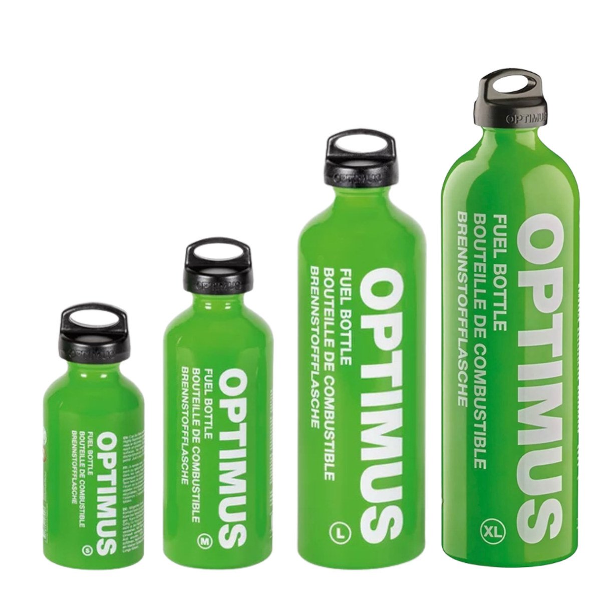 Optimus Fuel Bottle Brændstofflaske i fire størrelser til flydende brændstof