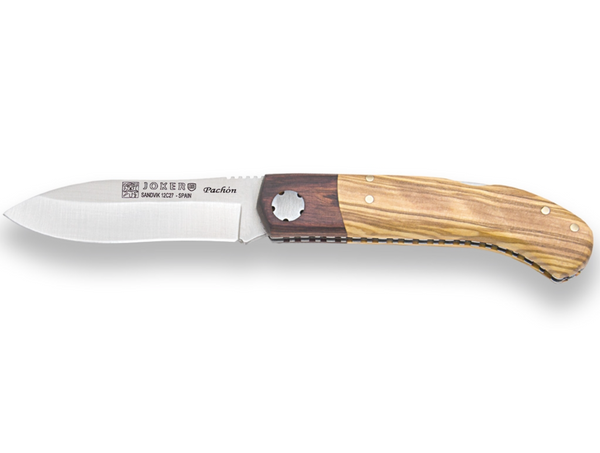 Pachon Foldekniv i Oliventræ og Rosentræ - Joker Knives - Lommekniv