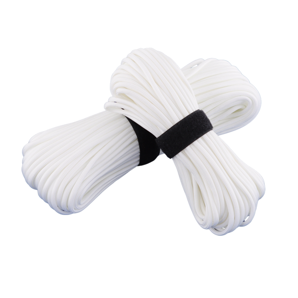 Paracord 550 Type III / Hvid - Flere Længder