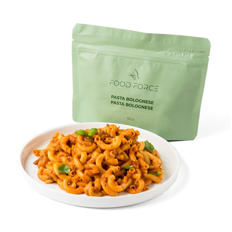 Pasta Bolognese - Frysetørret mad - Food Force - Feltrationer - Nødberedskab