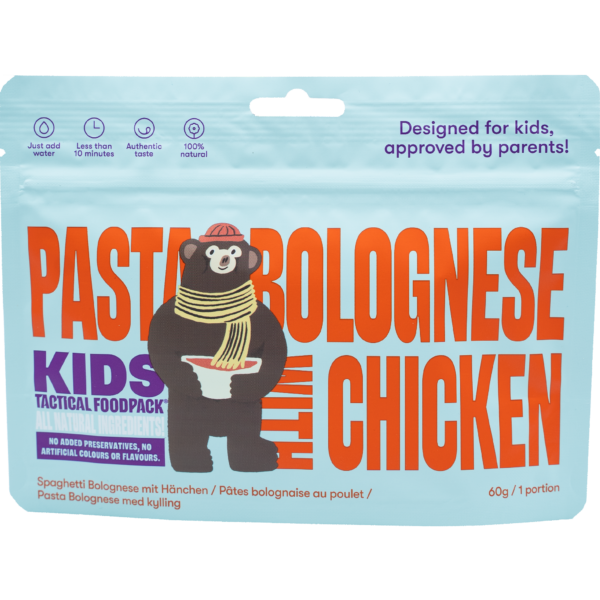 Pasta Bolognese Med Kylling Kids - Tactical Foodpack