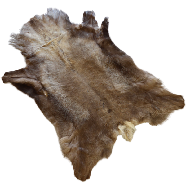 Rensdyrskind - buk - garvet og imprægneret