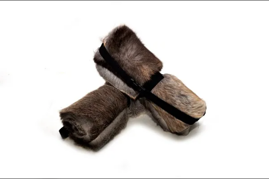 Seat Pad - Reindeer Hide - Impregnated - With Straps
