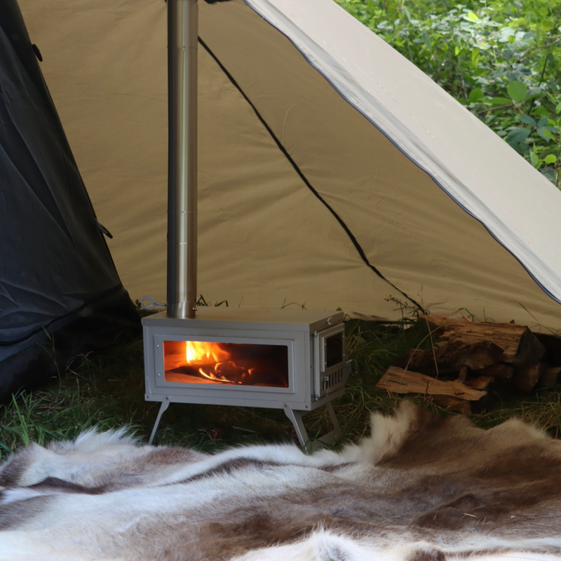 holzofen für zelt Zeltofen aus Edelstahl