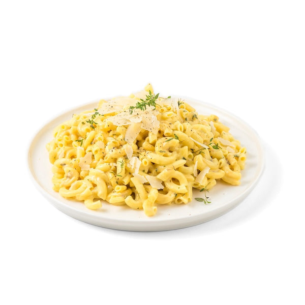 Pasta med ostesovs, vegetarisk frysetørret mad fra Food Force