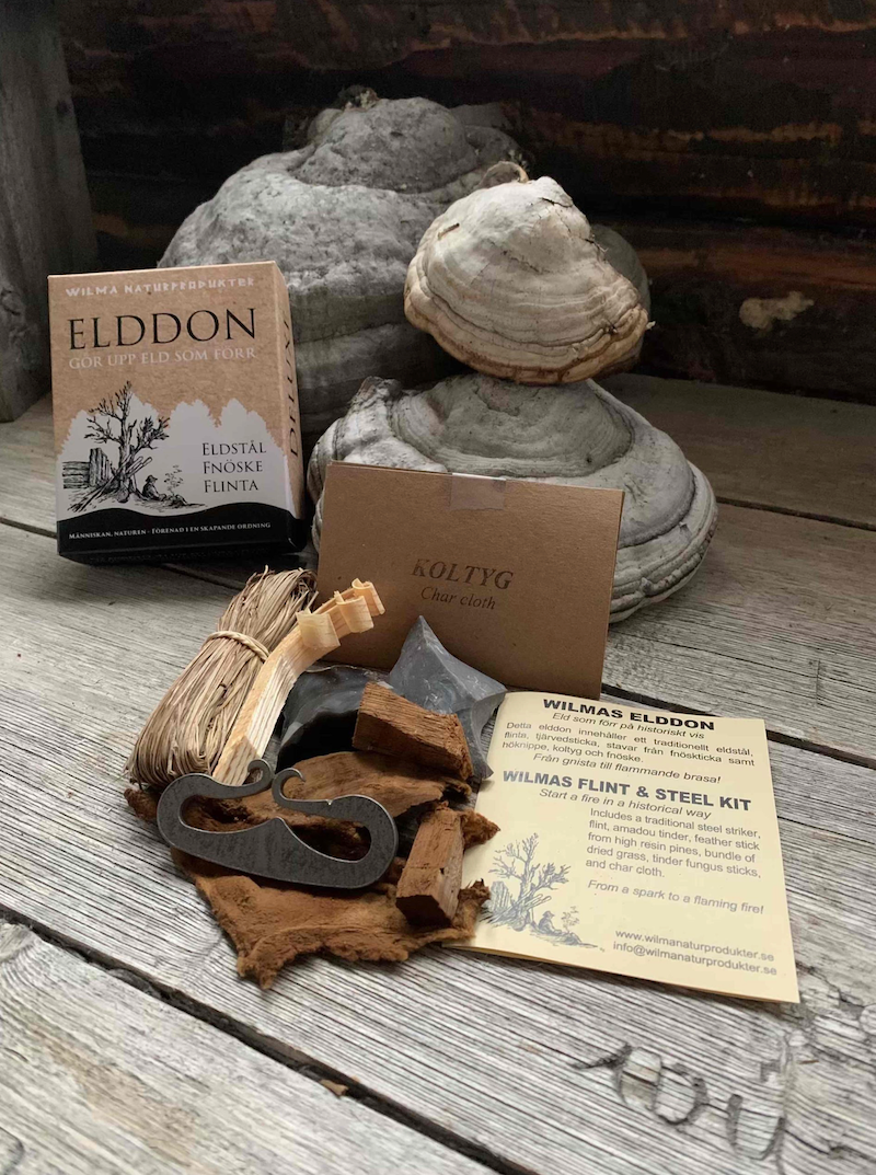 tændståls sæt med flint - deluxe