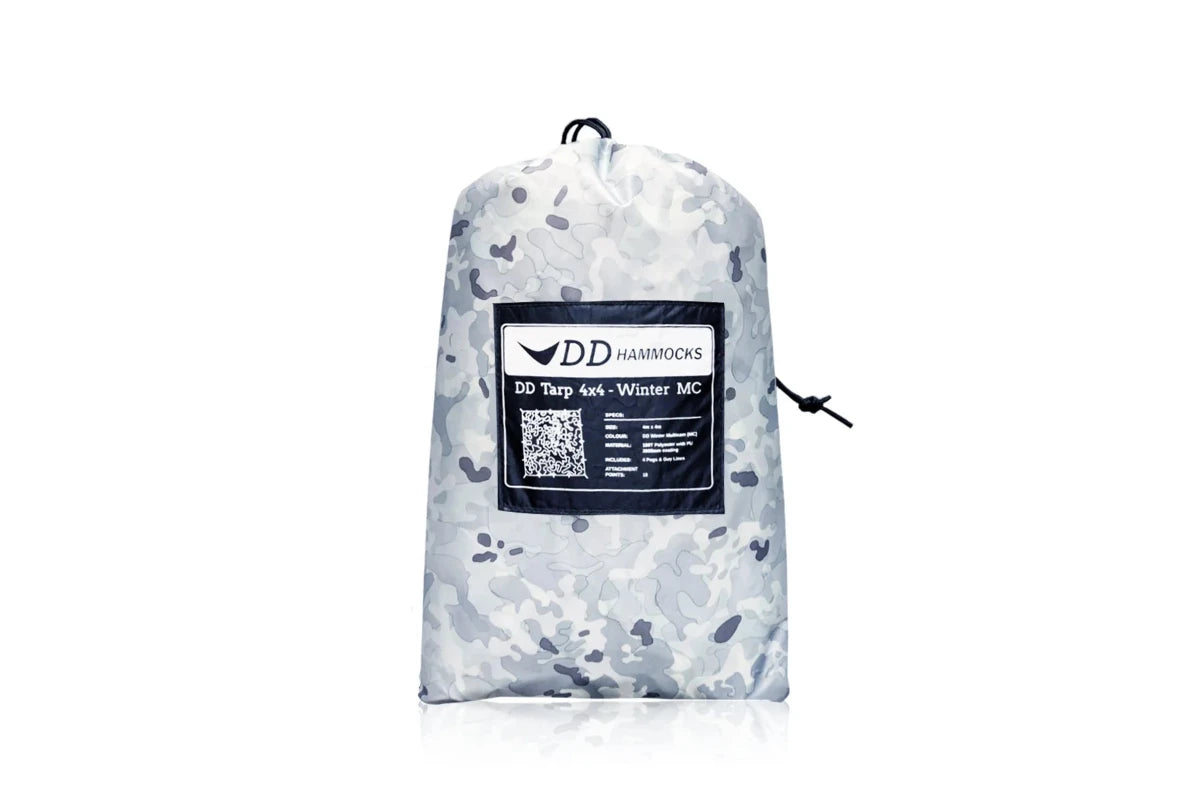 Tarp 4 x 4 meter - Winter MultiCam - DD Hammocks