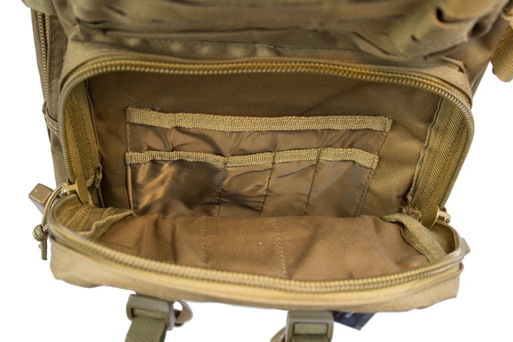 Rygsæk US Assault - Coyote brown - Large - 36 liter