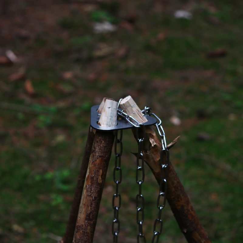 Bålstativ Trefod tripod Lashing
