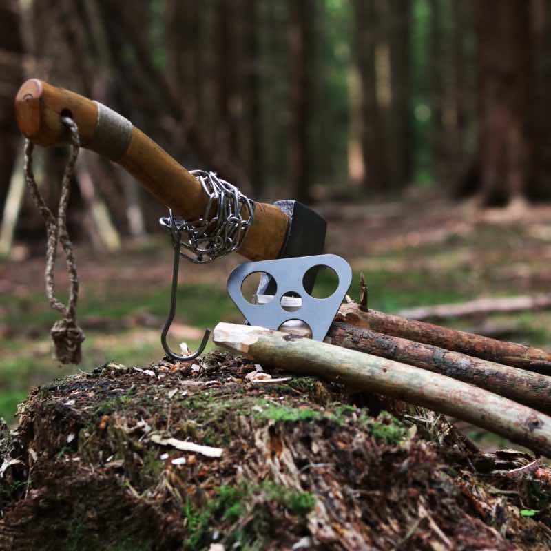Bålstativ Trefod tripod Lashing