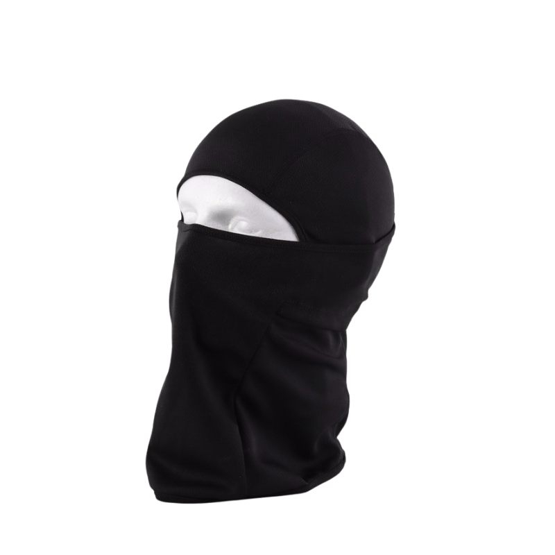Balaclava i åndbart stof - Sort