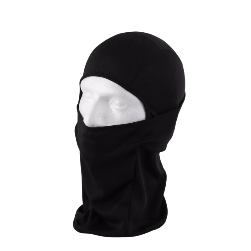 Balaclava i åndbart stof - Sort