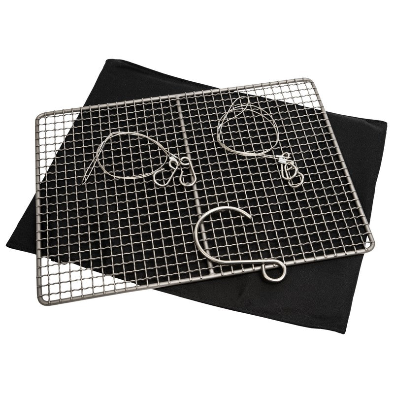 Bålrist i Titanium m. Wire ophæng - Cuma Gear