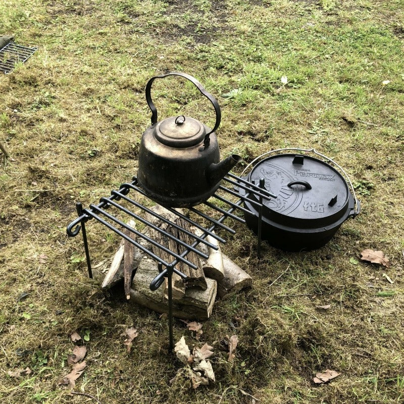 Cowboy grill bålgrill bushcraft håndsmedet