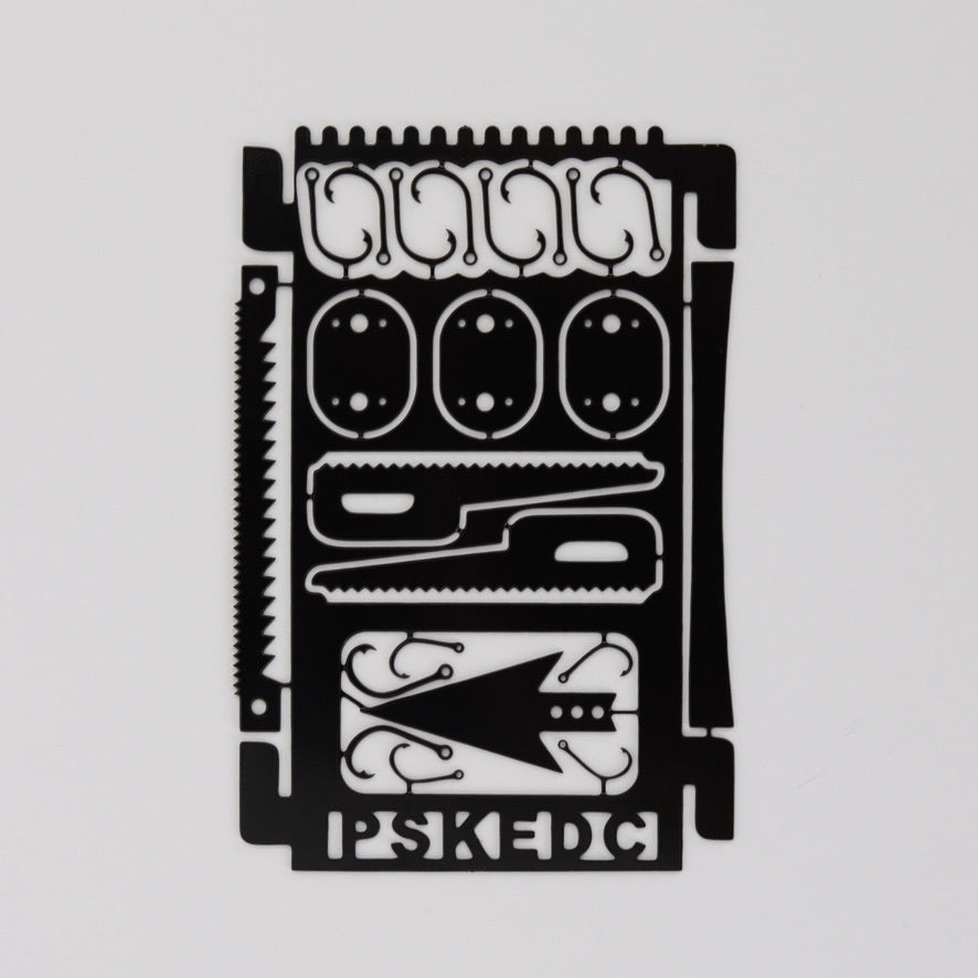 Survival card - pil & stove sort