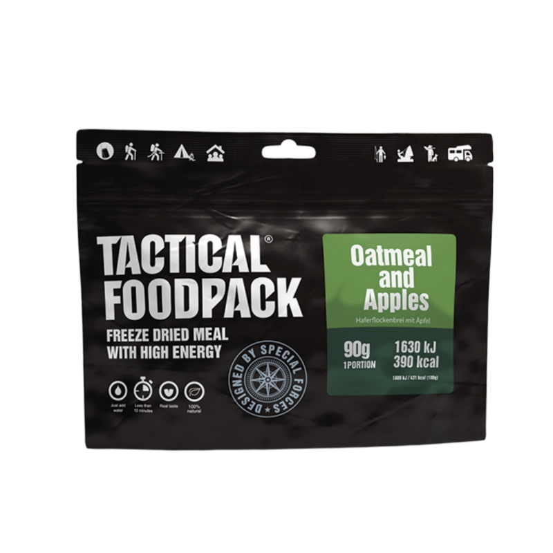 Frysetørret Mad Turmad Havregrød med Æbler Kanel Tactical Foodpack