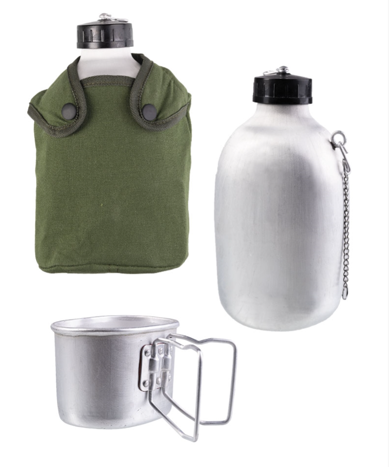 Feltflaske Aluminium Kantinesæt Outdoor 
