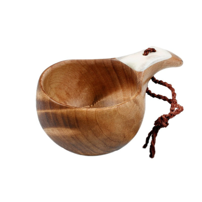 Kuksa Trækop M. Rensdyr Horn