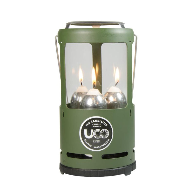 Lanterne Med 3 Lys - UCO grøn