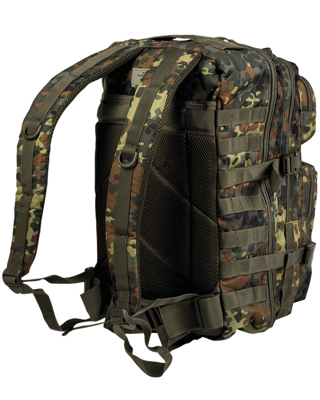 Rygsæk US  Assault Flecktarn - Large - 36 liter - Molle system