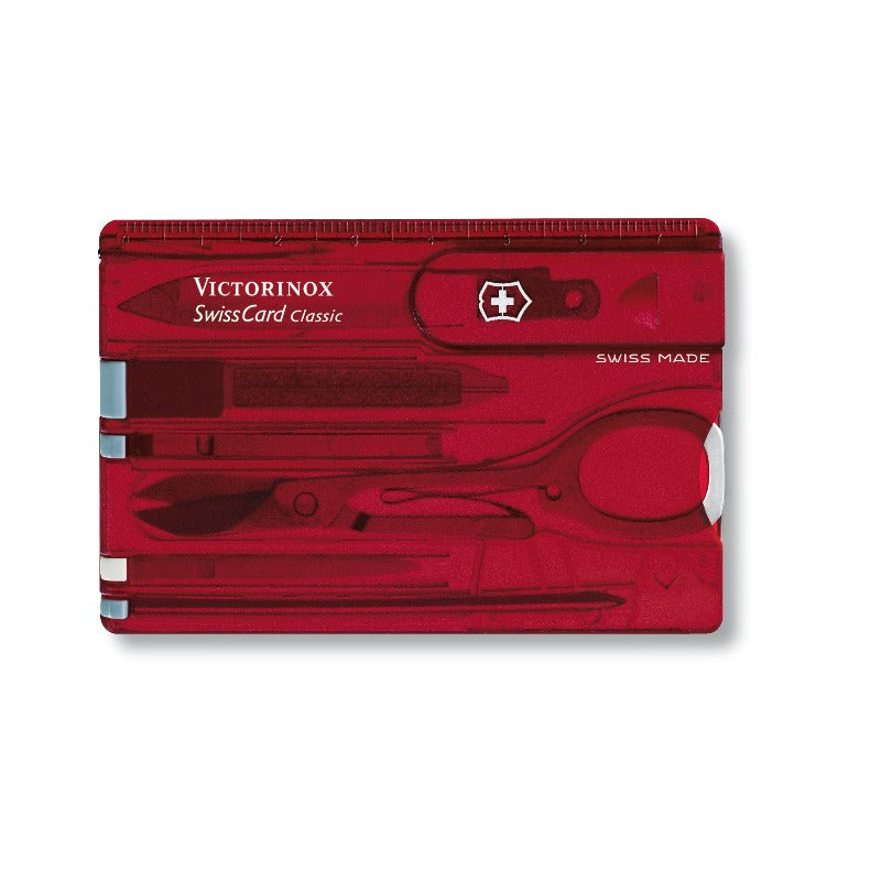 SwissCard Classic - Victorinox rød