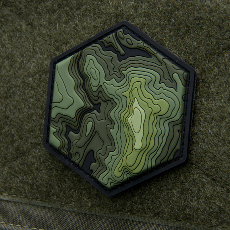 TOPO MAP 1 PVC MORALE PATCH
