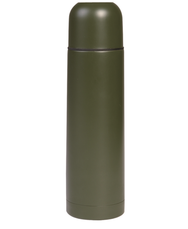 Termoflaske  1 liter Olive - Mil-Tec