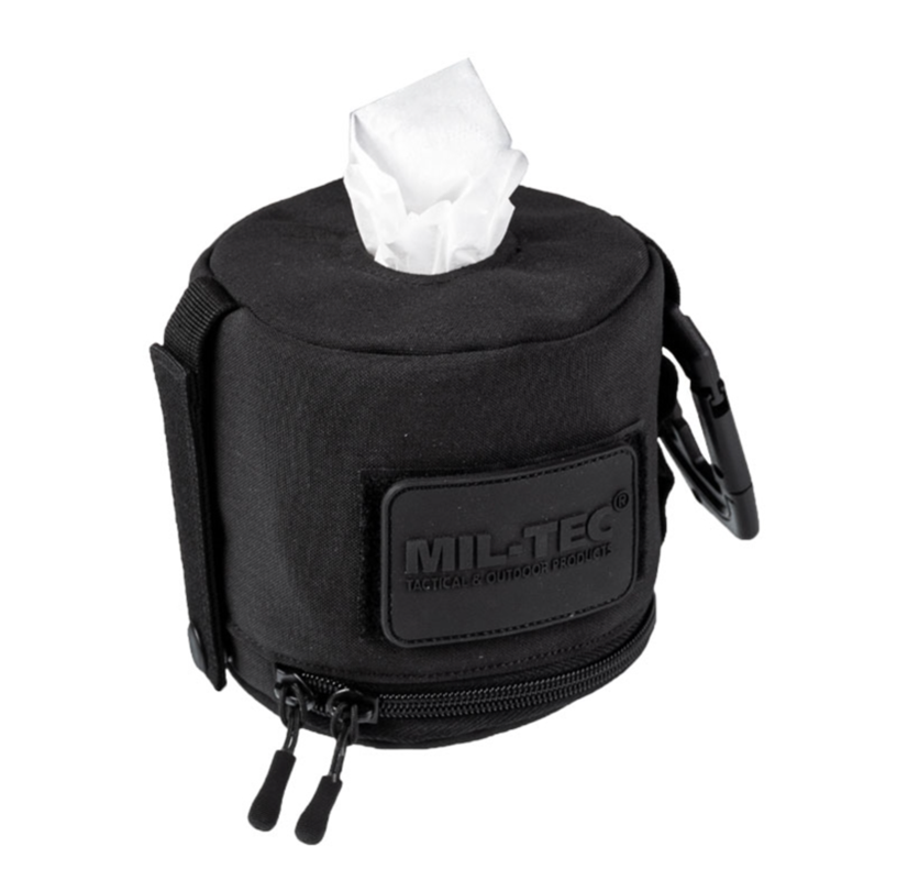 Taske til toiletpapir m. molle - Mil-tec sort